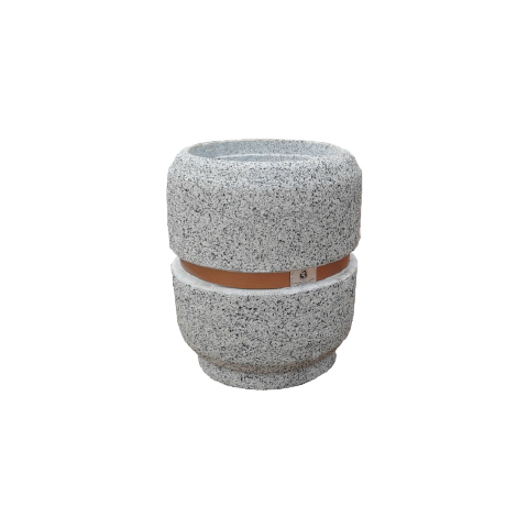 Concrete Deep Flowerpot